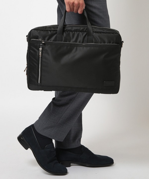 3way牛革コンビスクエアビジネスバッグ｜メンズファッション通販 MEN'S