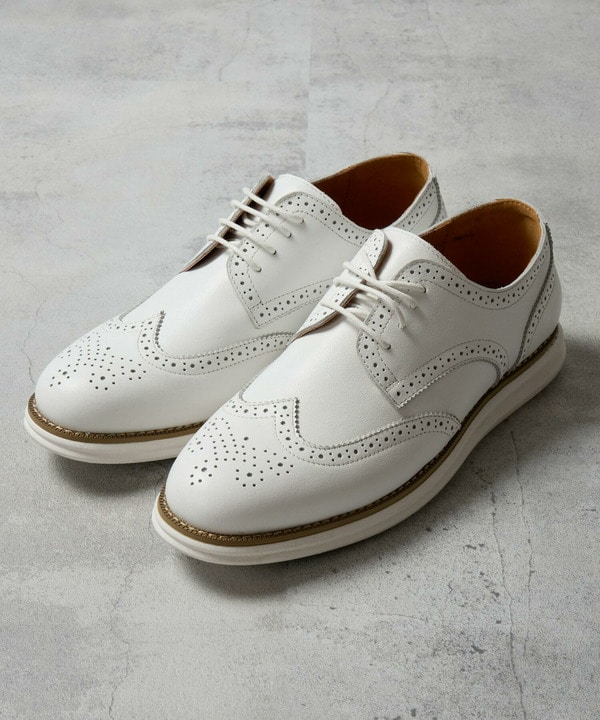 リアルレザーウイングチップスニーカー｜メンズファッション通販 MEN'S