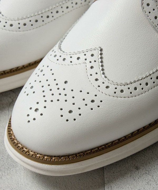 リアルレザーウイングチップスニーカー｜メンズファッション通販 MEN'S