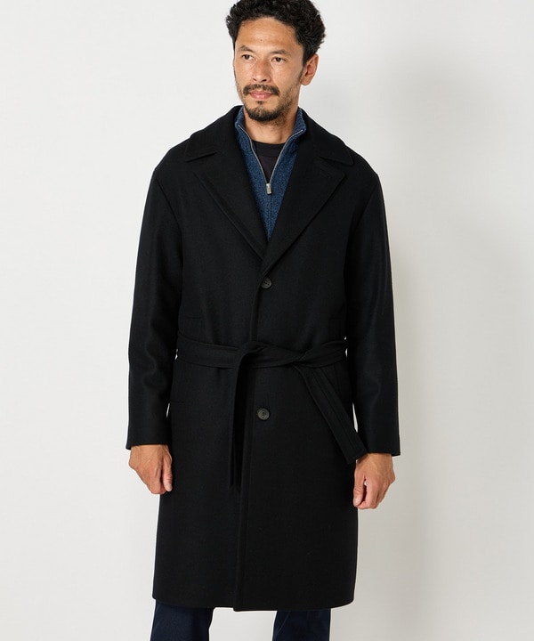 hevo別注】ヴァージンウールメルトンチェスターフィールドコート
