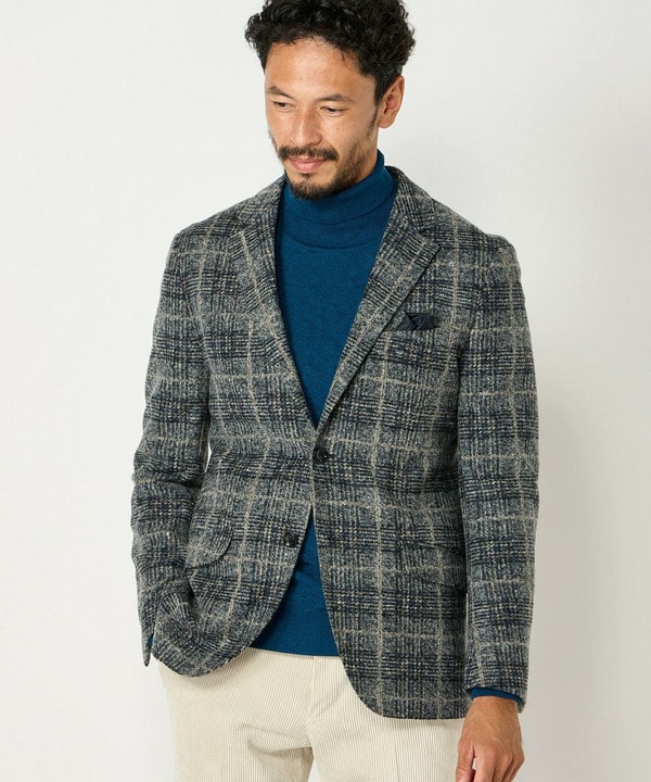 LANIFICIO ROMA】ジャージテーラードジャケット｜メンズファッション