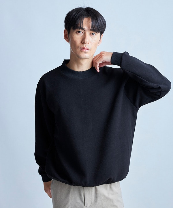 モックネック起毛ポンチスウェット｜メンズファッション通販 MEN'S