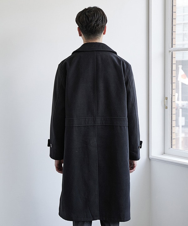 中空糸メルトンオーバーチェスターコート｜メンズファッション通販