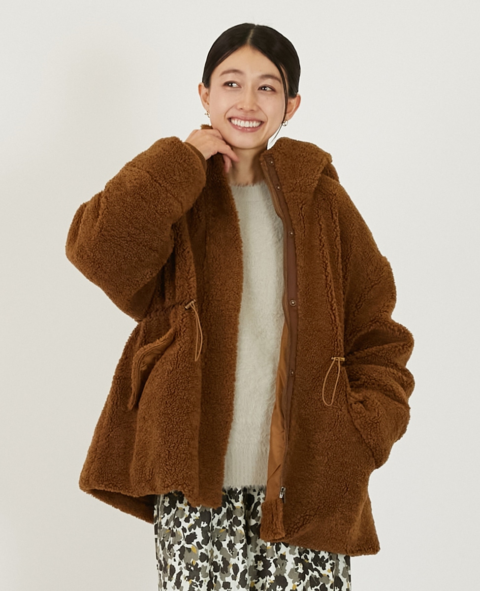 ボアドロストモッズコート】｜MELROSE CLAIRE（メルローズクレール