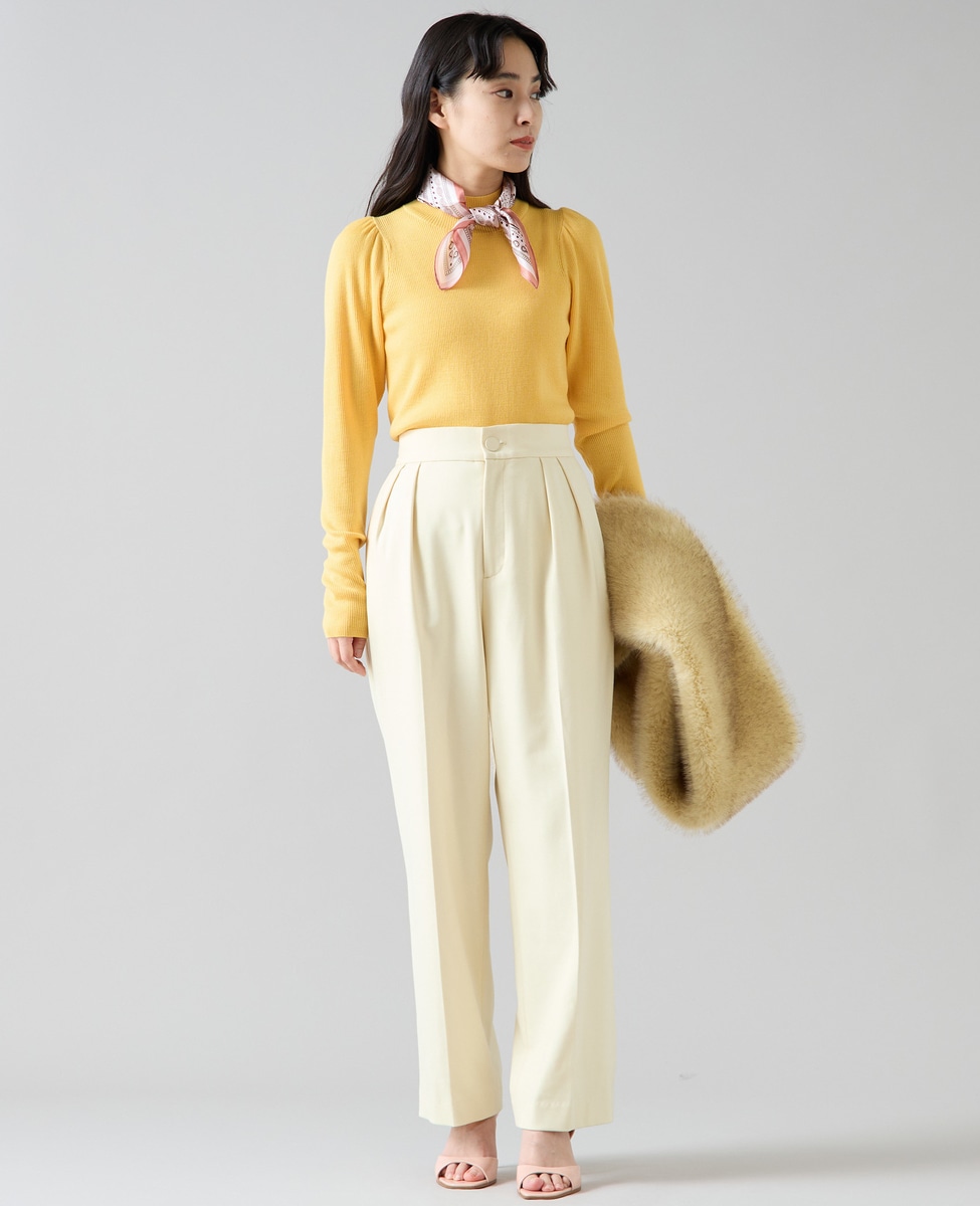 2タックパンツ｜TIARA（ティアラ）｜商品詳細｜メルローズ公式通販