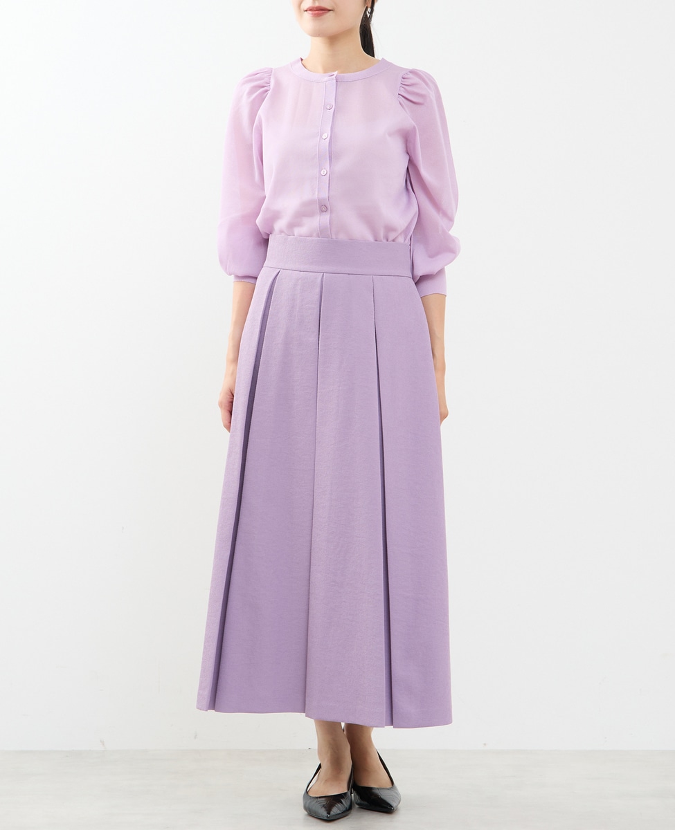 カルゼタックフレアスカート｜TIARA（ティアラ）｜商品詳細