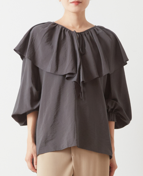 フリルブラウス｜Liesse（リエス）｜商品詳細｜メルローズ公式通販