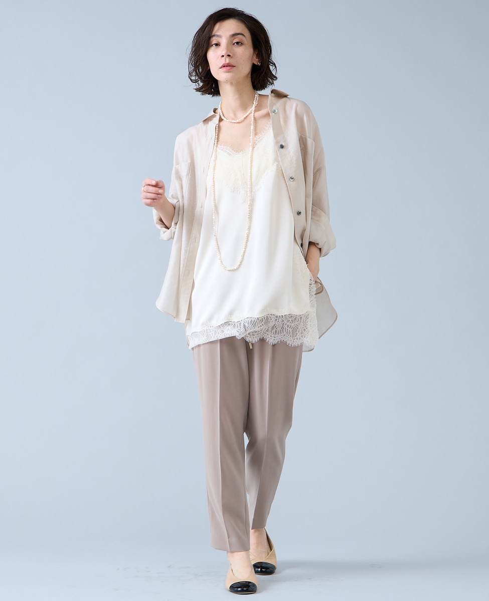 レーストリムキャミソール｜Liesse（リエス）｜商品詳細｜メルローズ