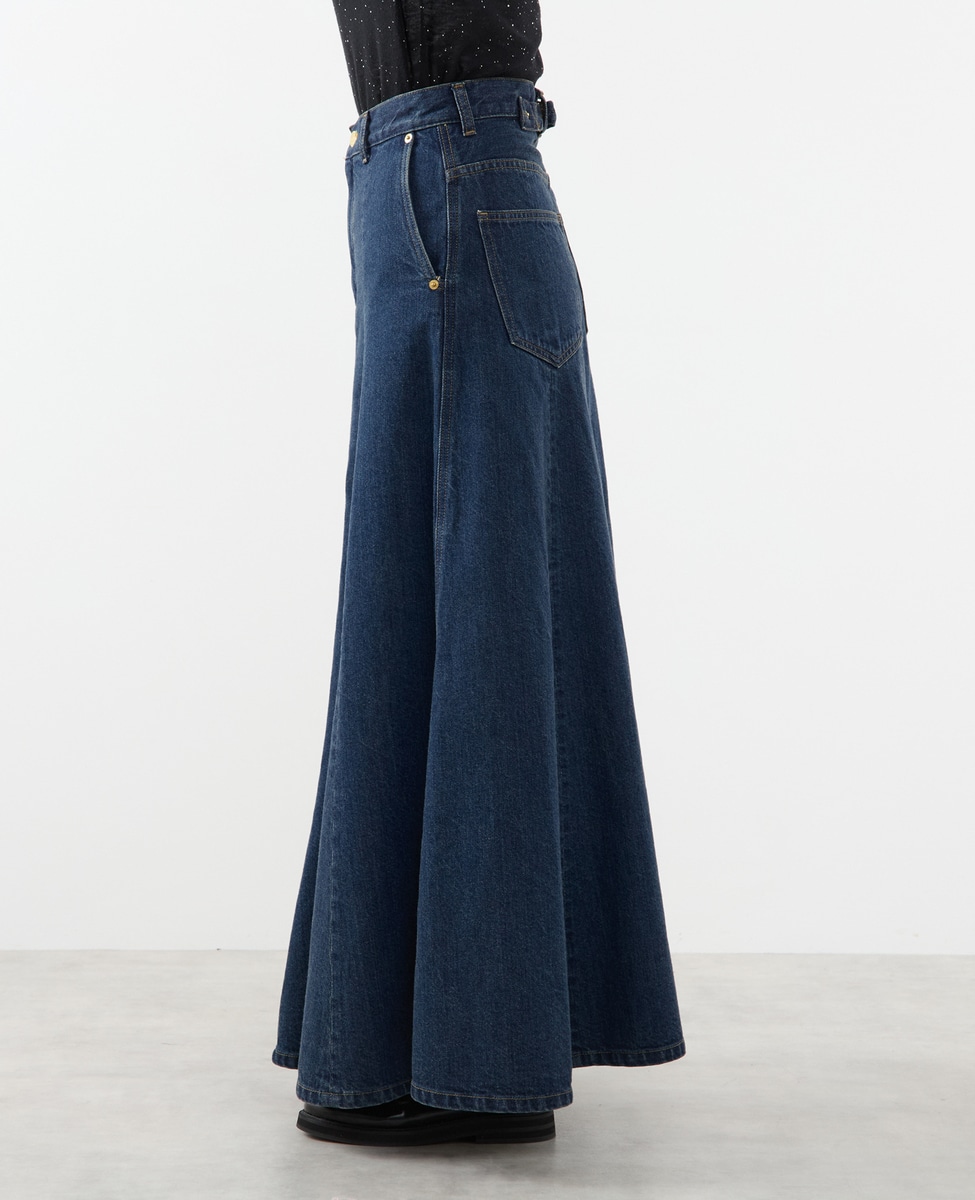 TU ES MON TRESOR /トゥ エ モン トレゾア】The Topaz Denim Skirt