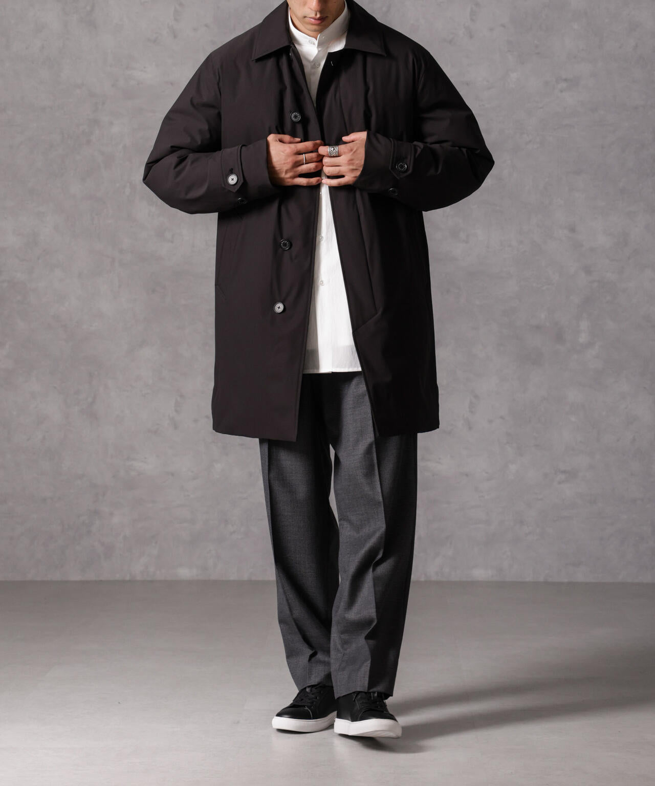 西川ダウン(R)」ステンカラー ダウン