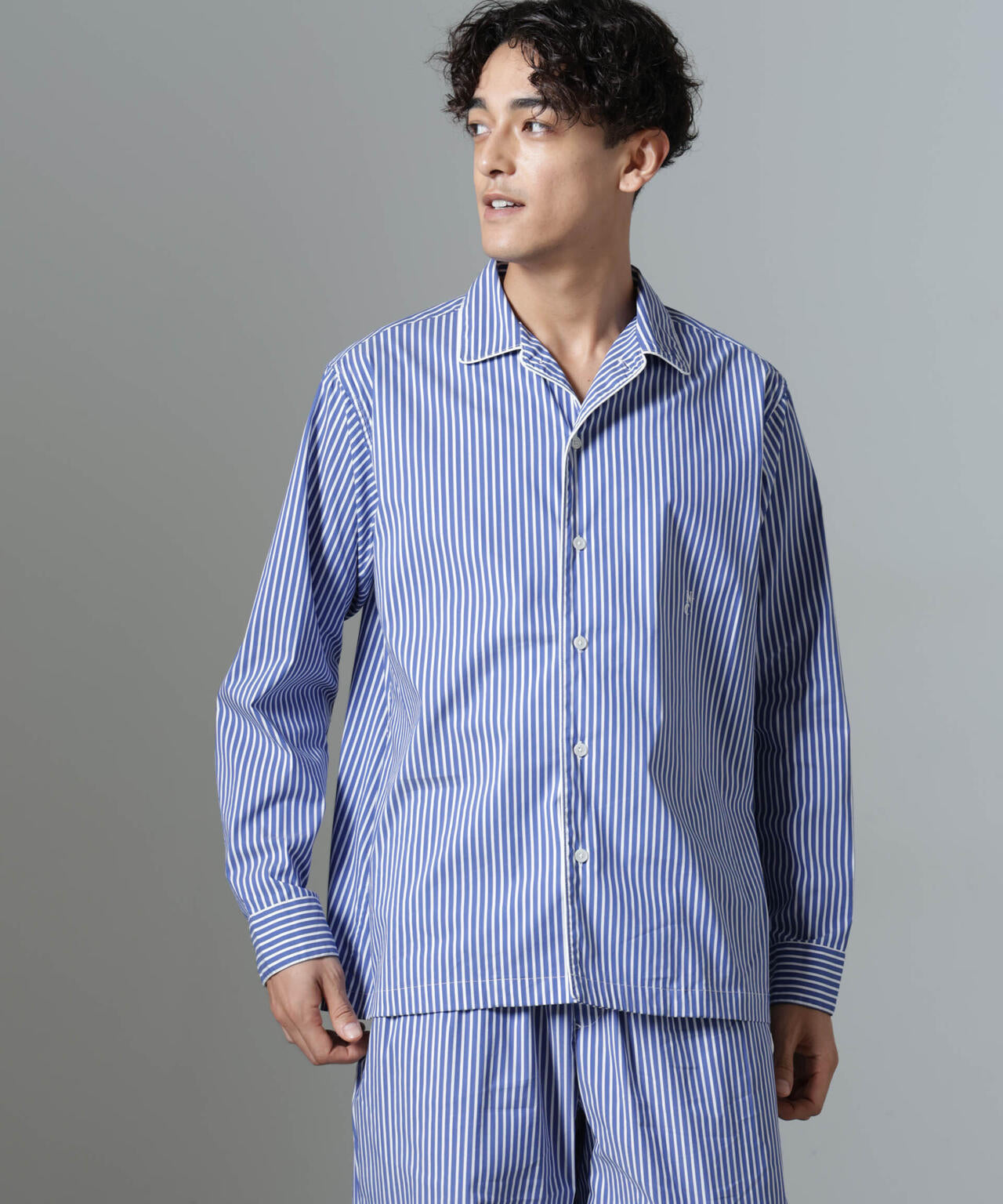 NJ/CLUB(エヌジェークラブ)｣HOMESTOCK ストライプ シャツ