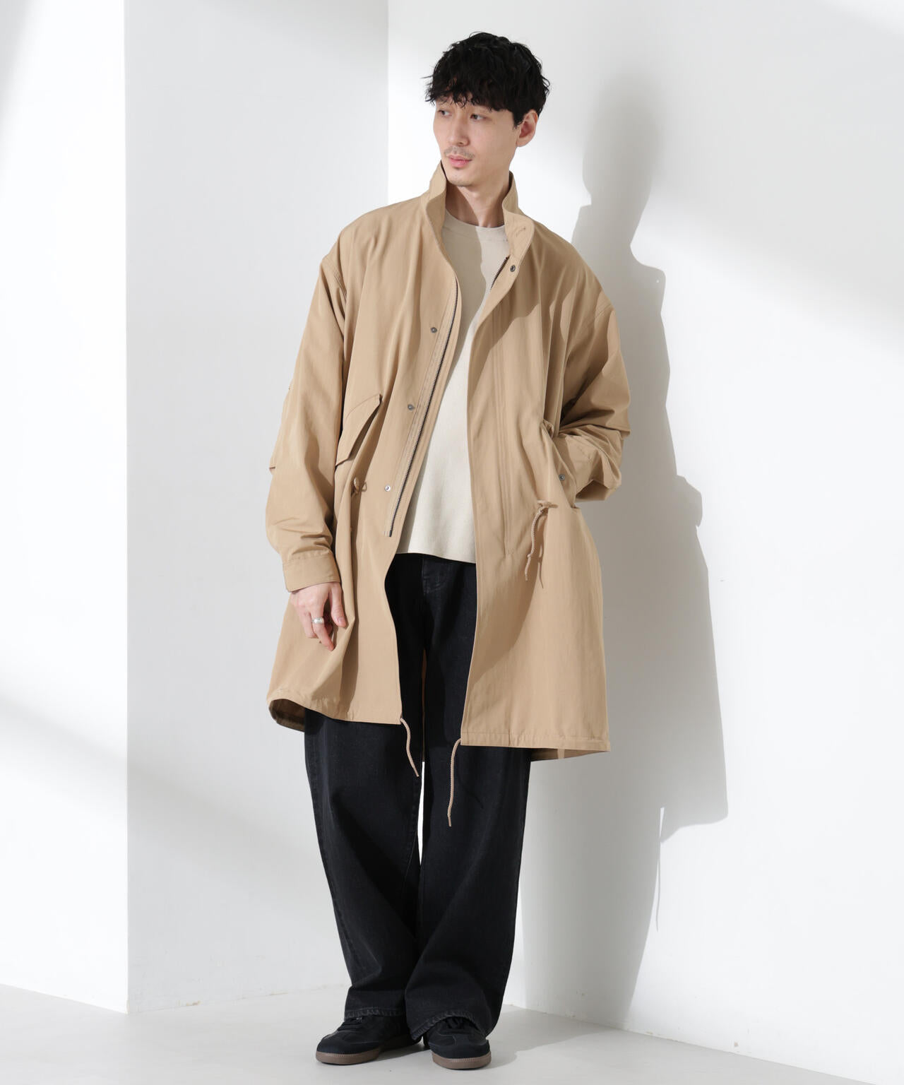 ウェザー クロス フィッシュ テール コート