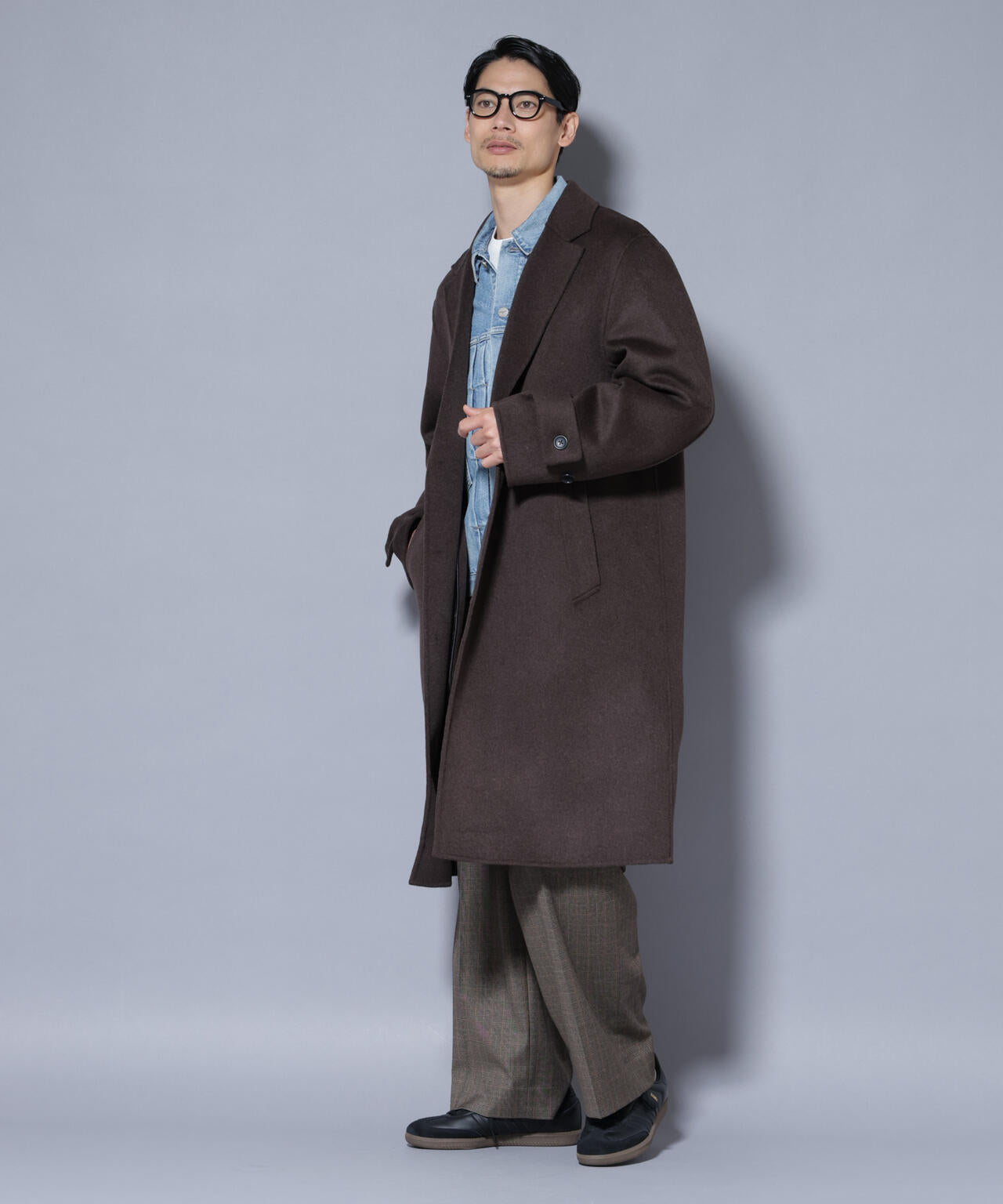 ウールリバーチェスターコート