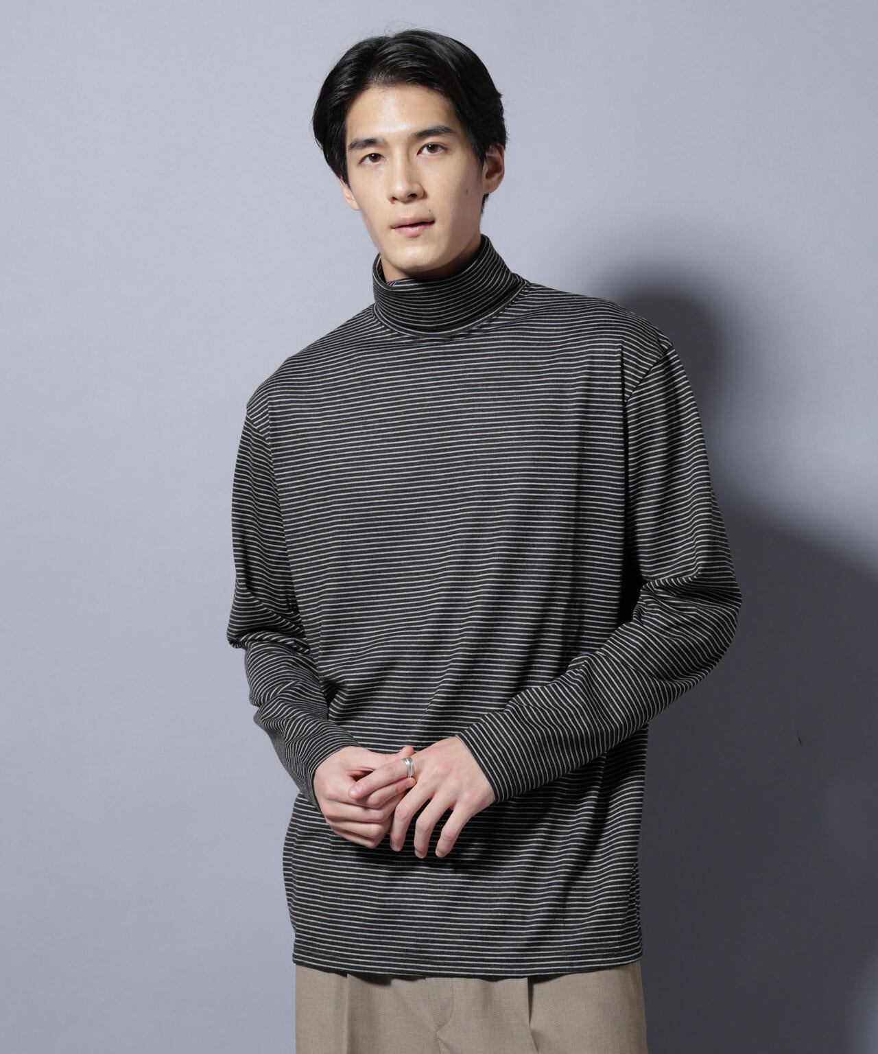 MIYATA×NANO JAPAN MADE 100%WOOL タートルネック