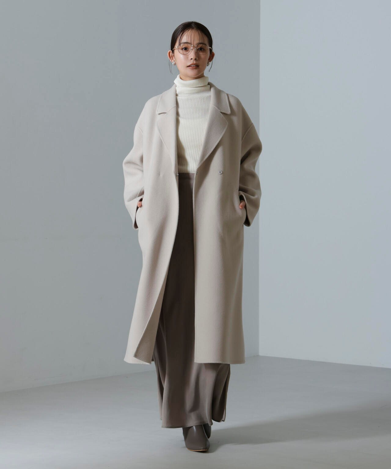 PURE LAMBS リバー ロングコート