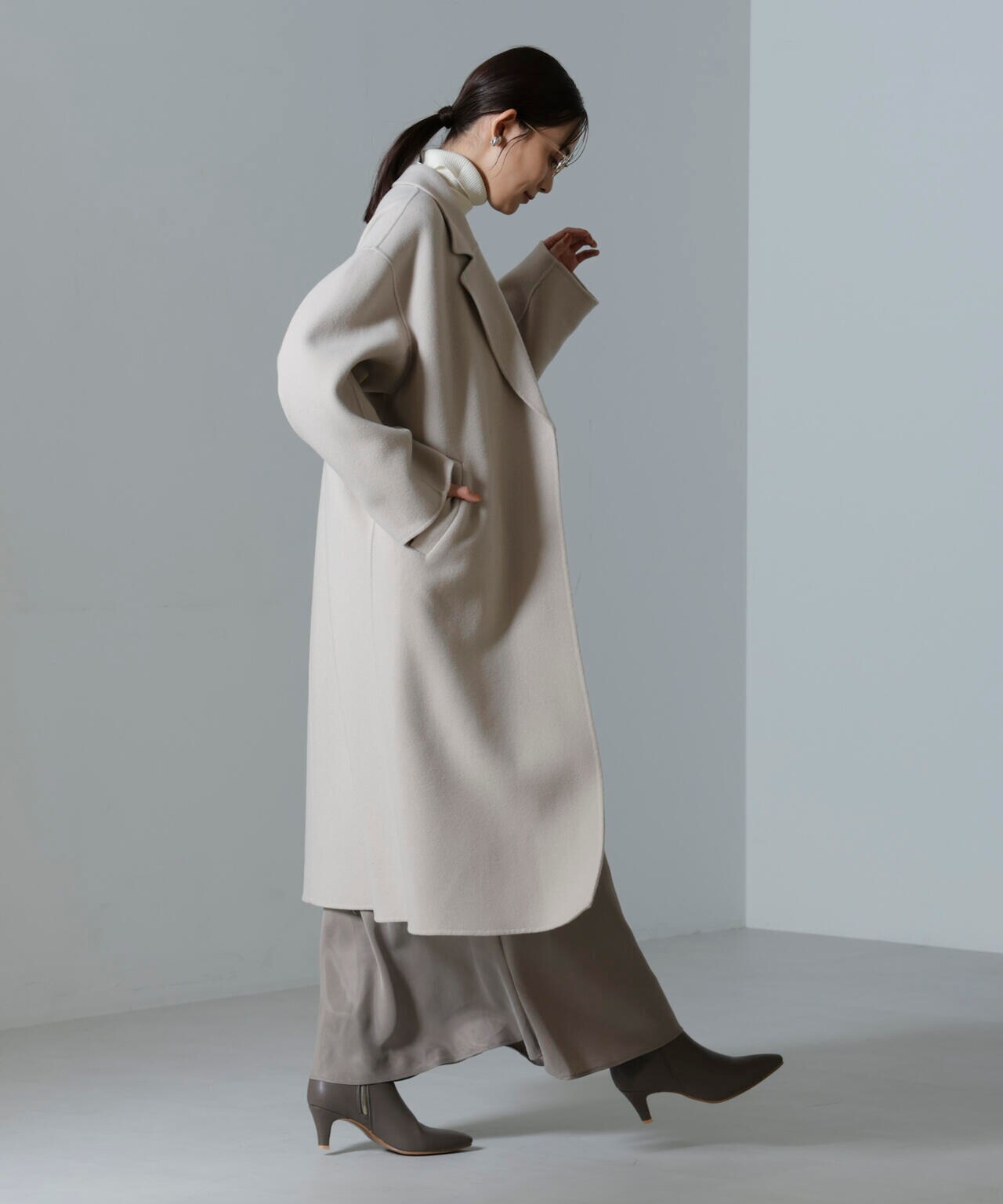 PURE LAMBS リバー ロングコート