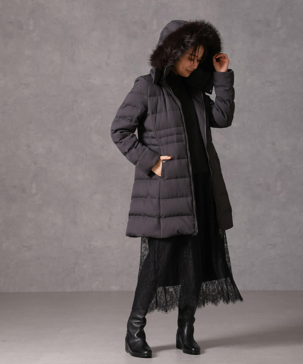 西川ダウン (R)」 サージ ロングダウン