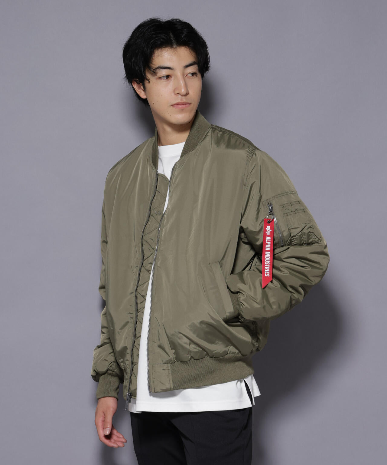 ALPHA INDUSTRIES / MA-1 OXFORD FLIGHT JACKET