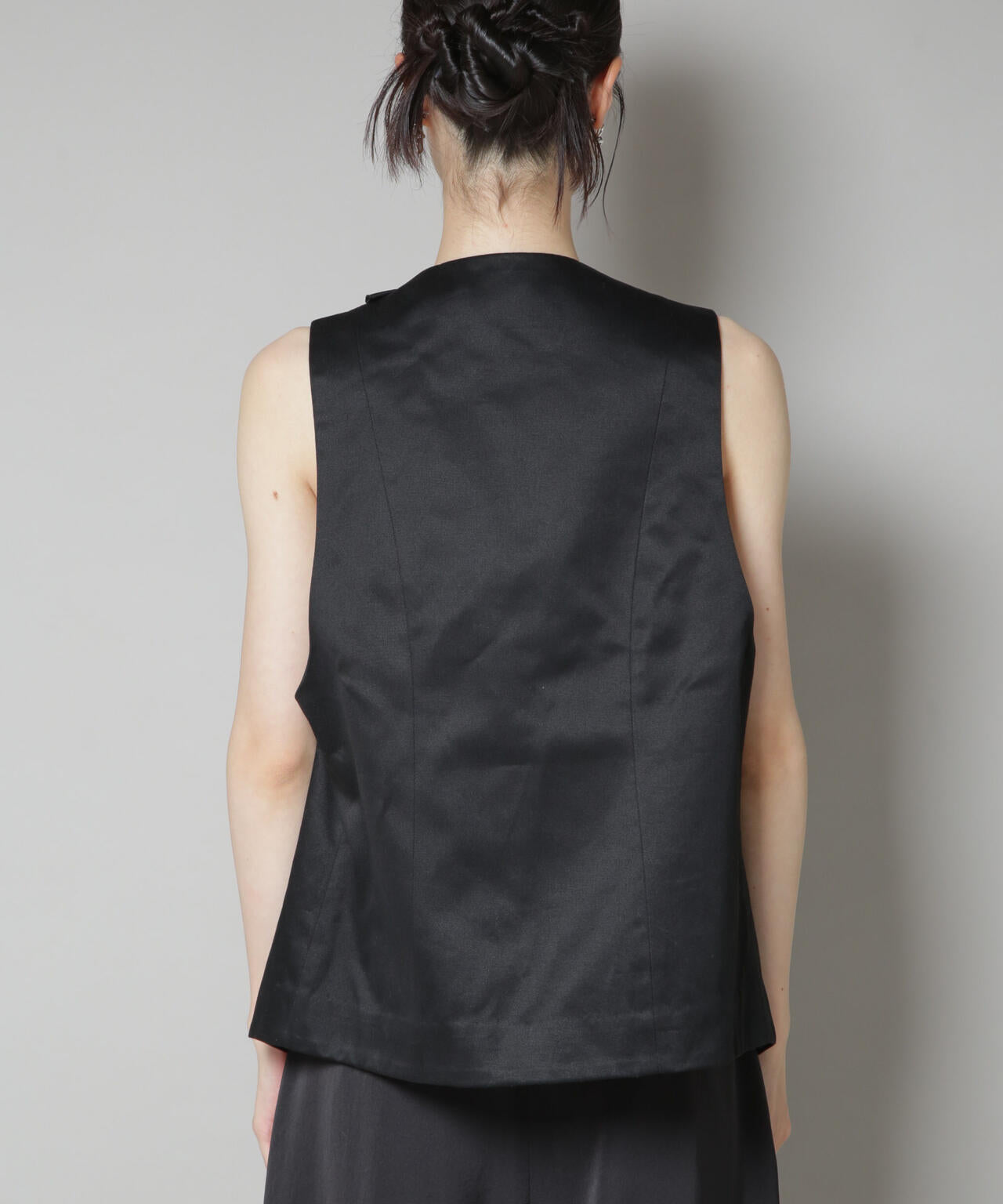 RhodolirioN / Frill Vest - Chino Cloth