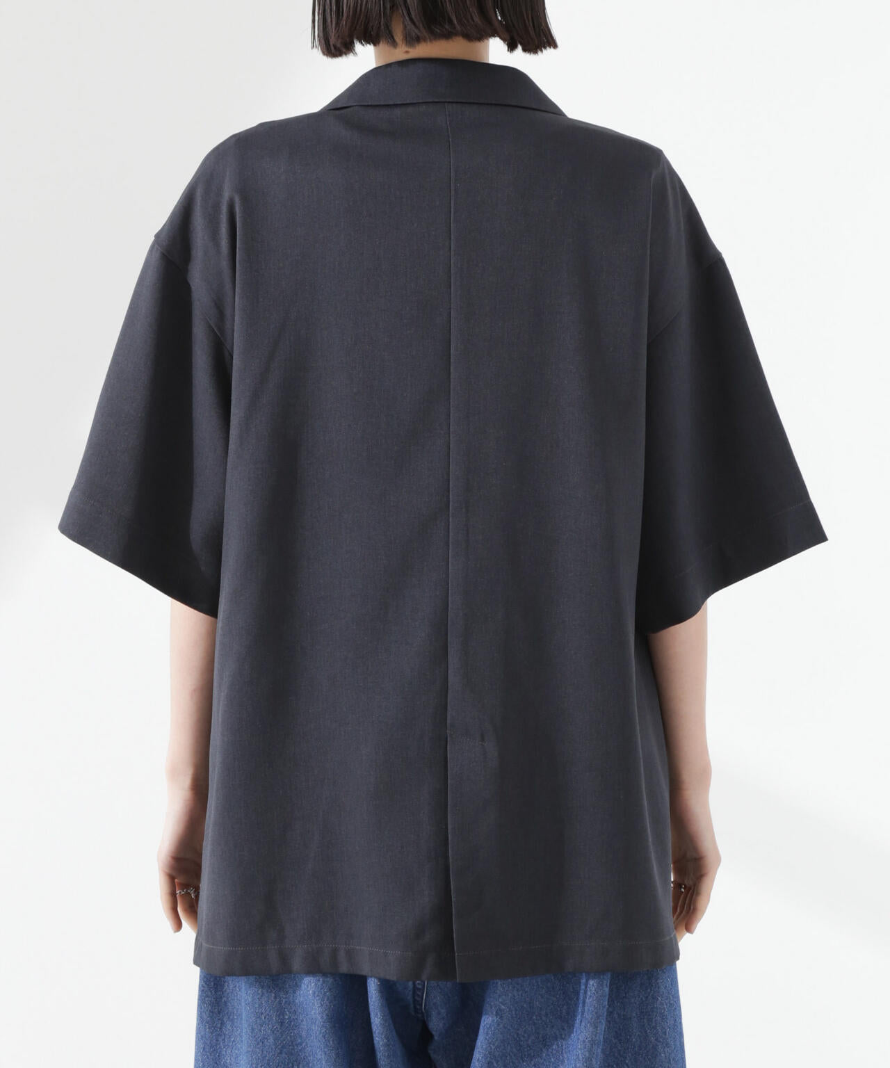 クリスピー ツイル ショートスリーブ ジャケット ( セットアップ可 )