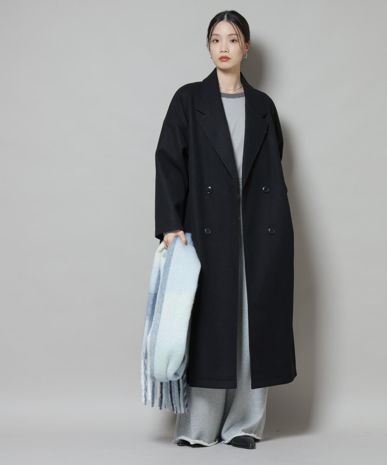 メルトン ジャージー チェスター ロングコート