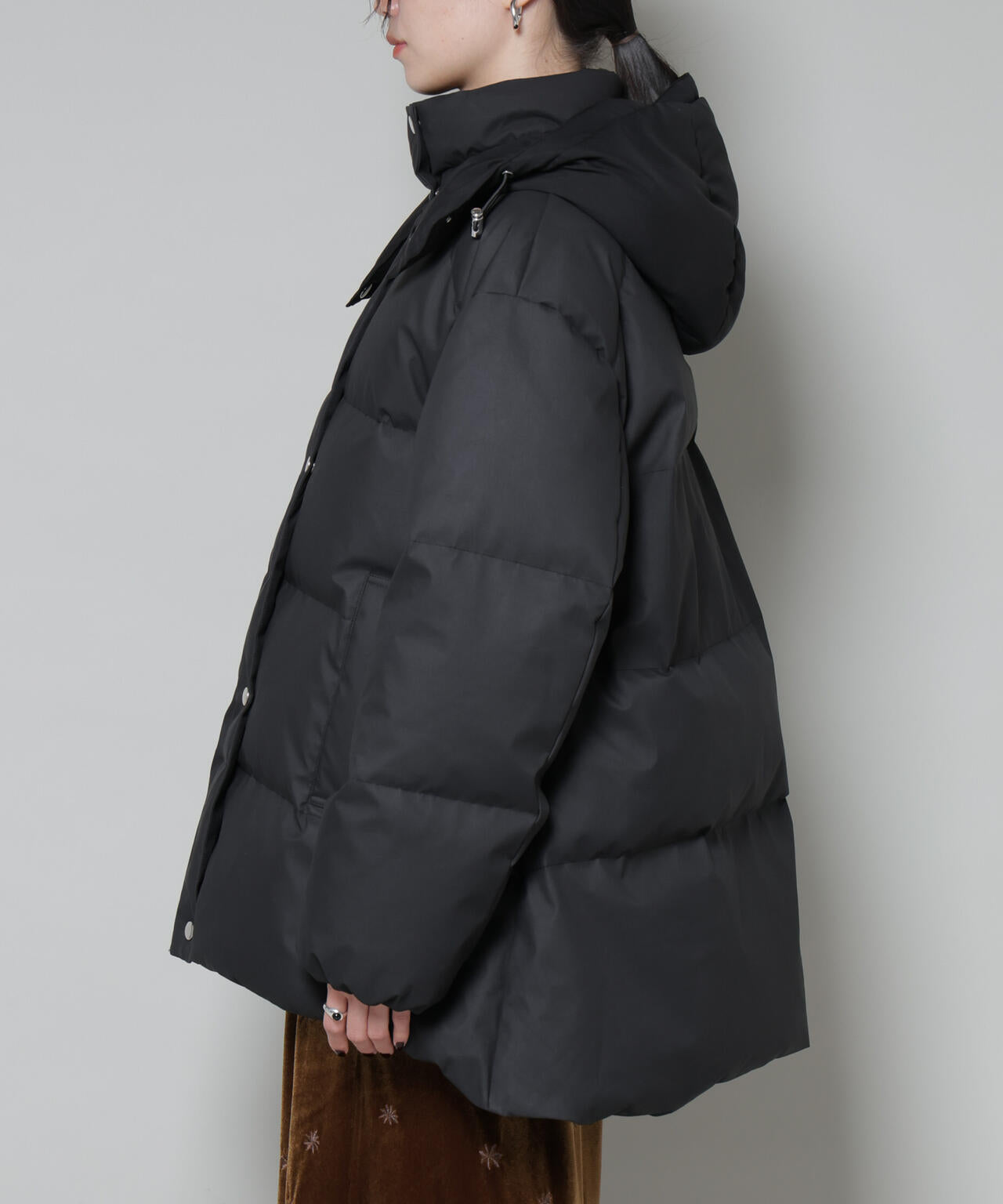 Aライン ミドル ダウンコート