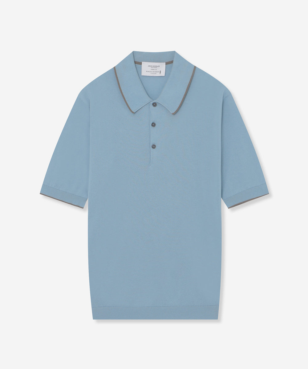 JOHN SMEDLEY】シーアイランドコットンファインゲージニットポロ