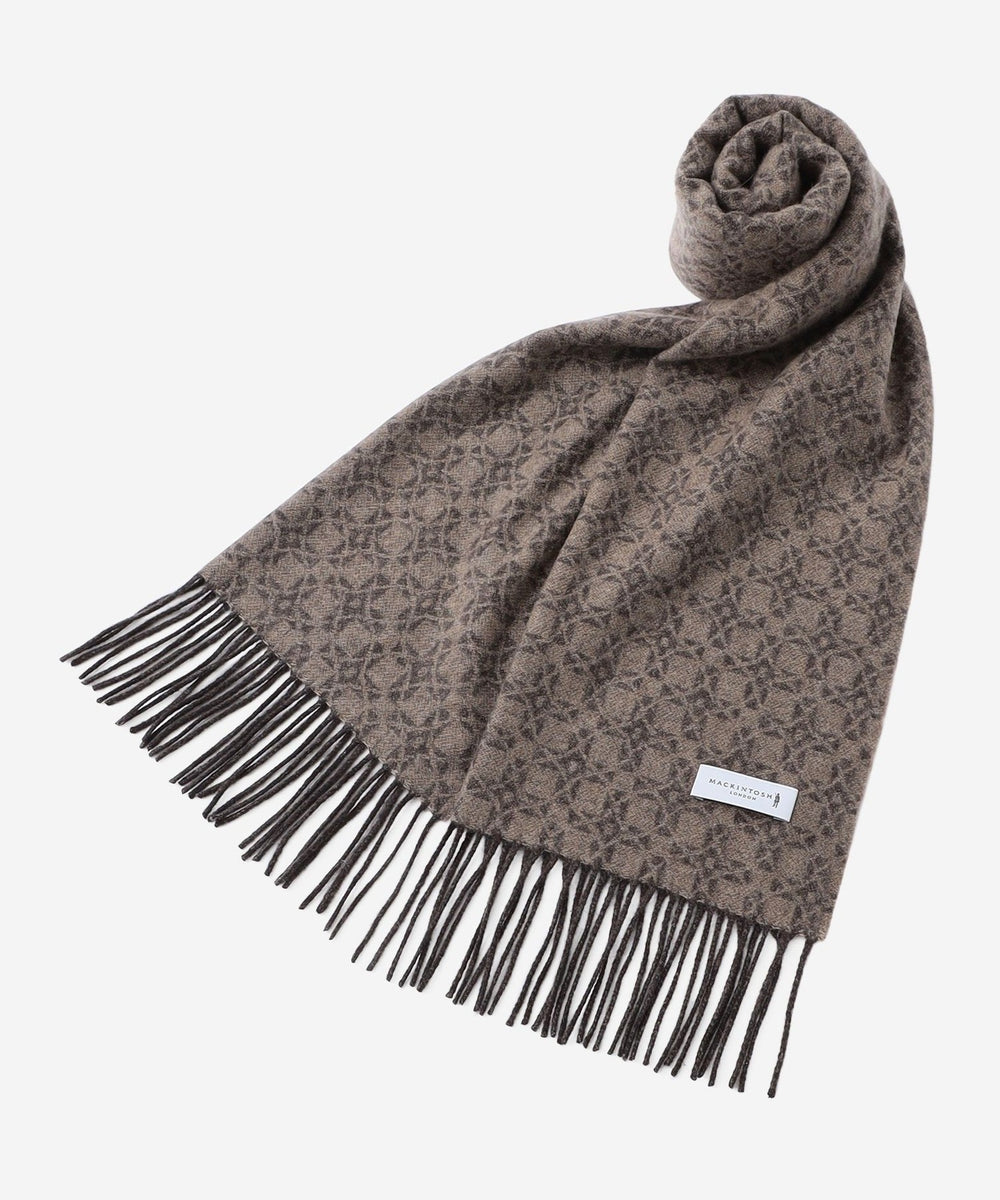 カシミヤアンドリュー柄マフラー(マフラー・ストール・スカーフ
