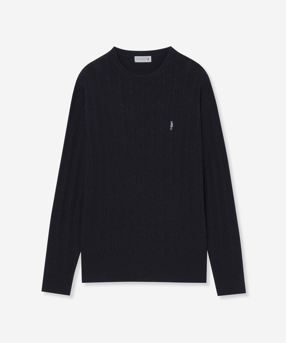 12ゲージケーブルクルーネックニット(トップス)｜MACKINTOSH LONDON