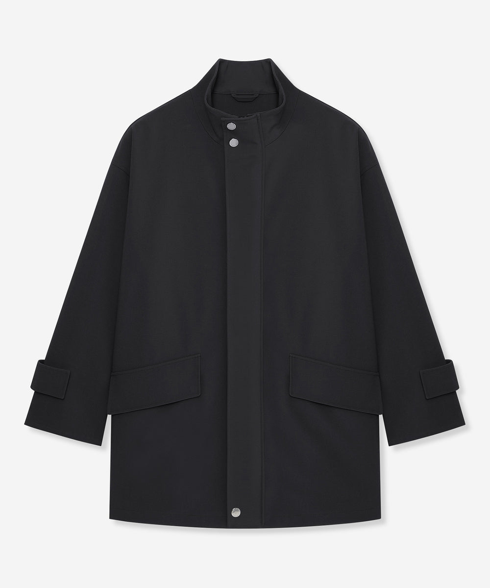 LEON掲載】【ETTRICK】シンセティックボンディングスタンドカラー