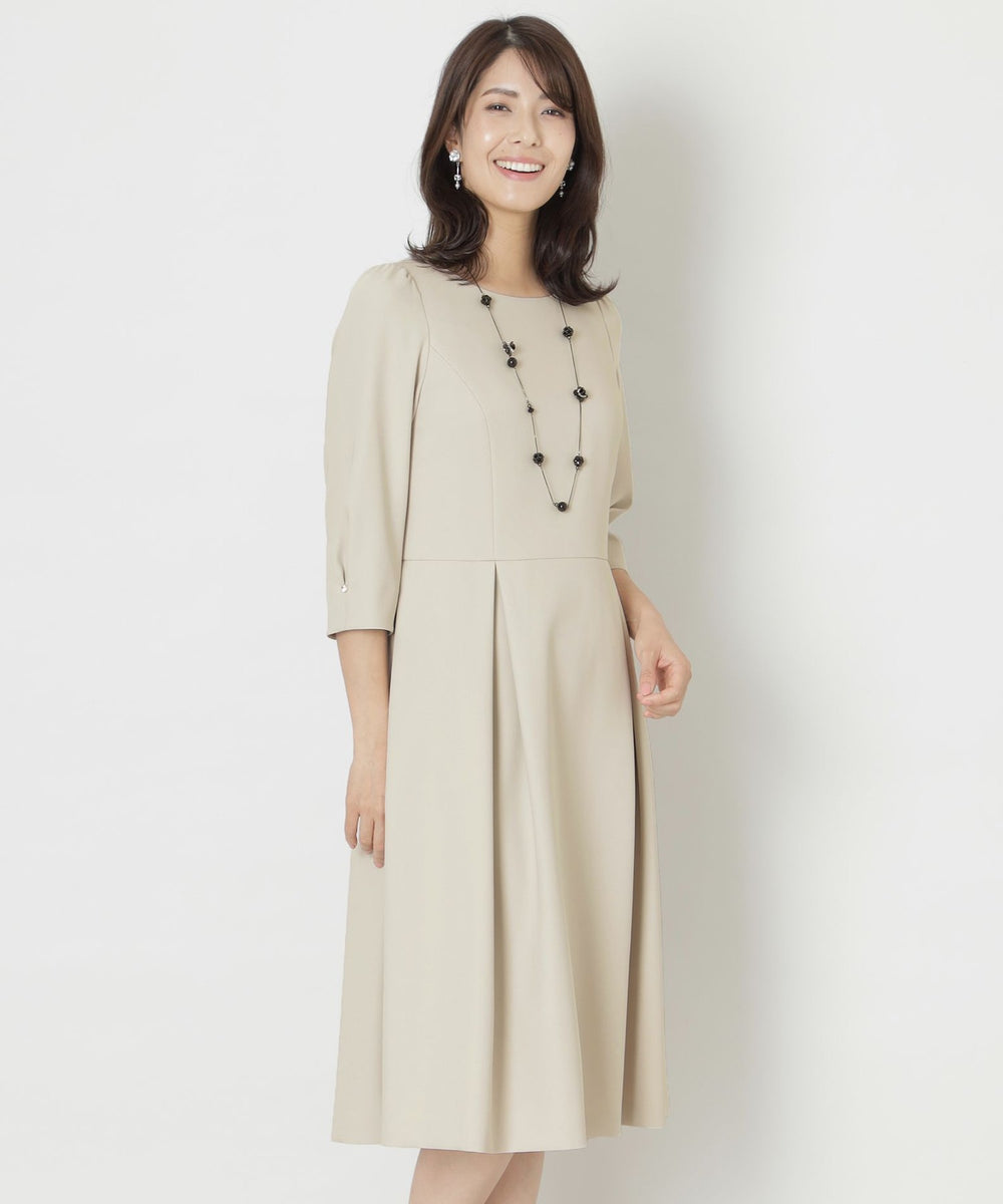 ダブルサテン ワンピース(ワンピース)｜TO BE CHIC(トゥー ビー シック