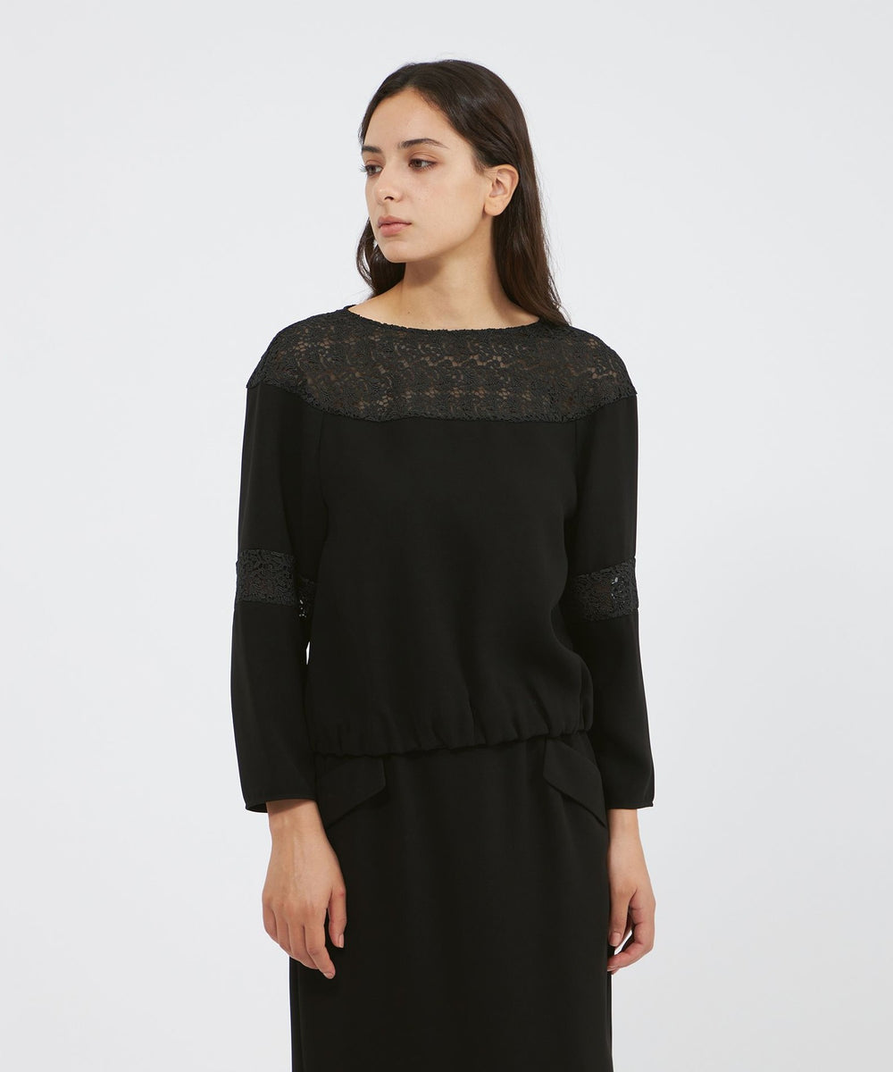 トリアセダブルクロス レースコンビブラウス(トップス)｜EPOCA(エポカ