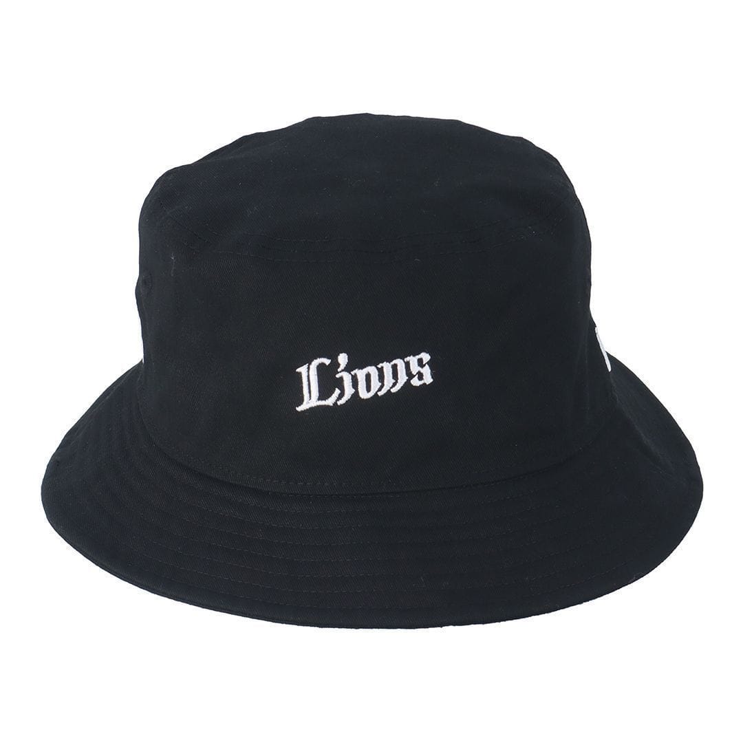 NEW ERA]バケットハット ブラック レオマークシルエット: キャップ