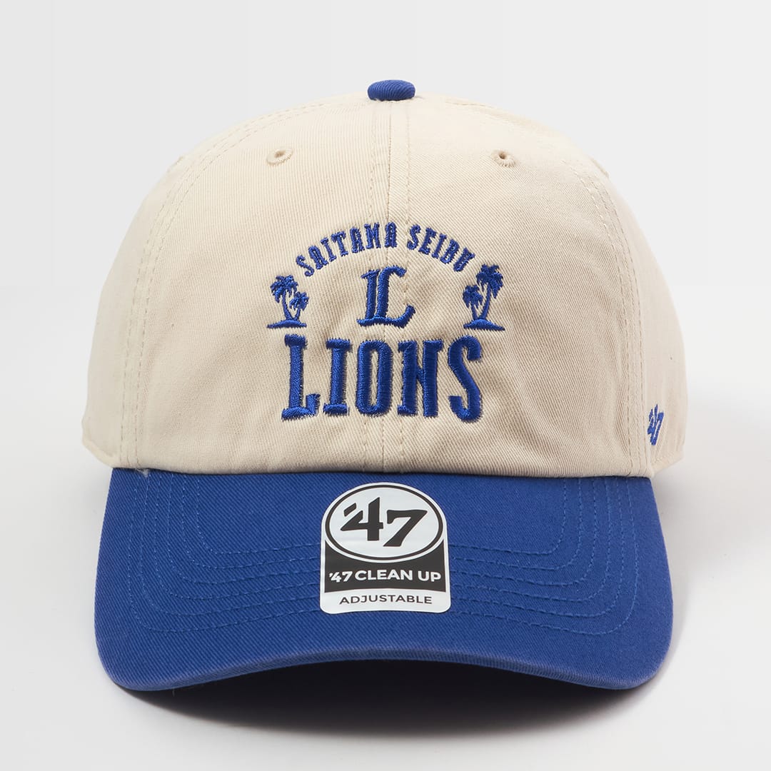 47×LIONS CLEAN UP Two Tone Natural×Royal: キャップ | 埼玉西武