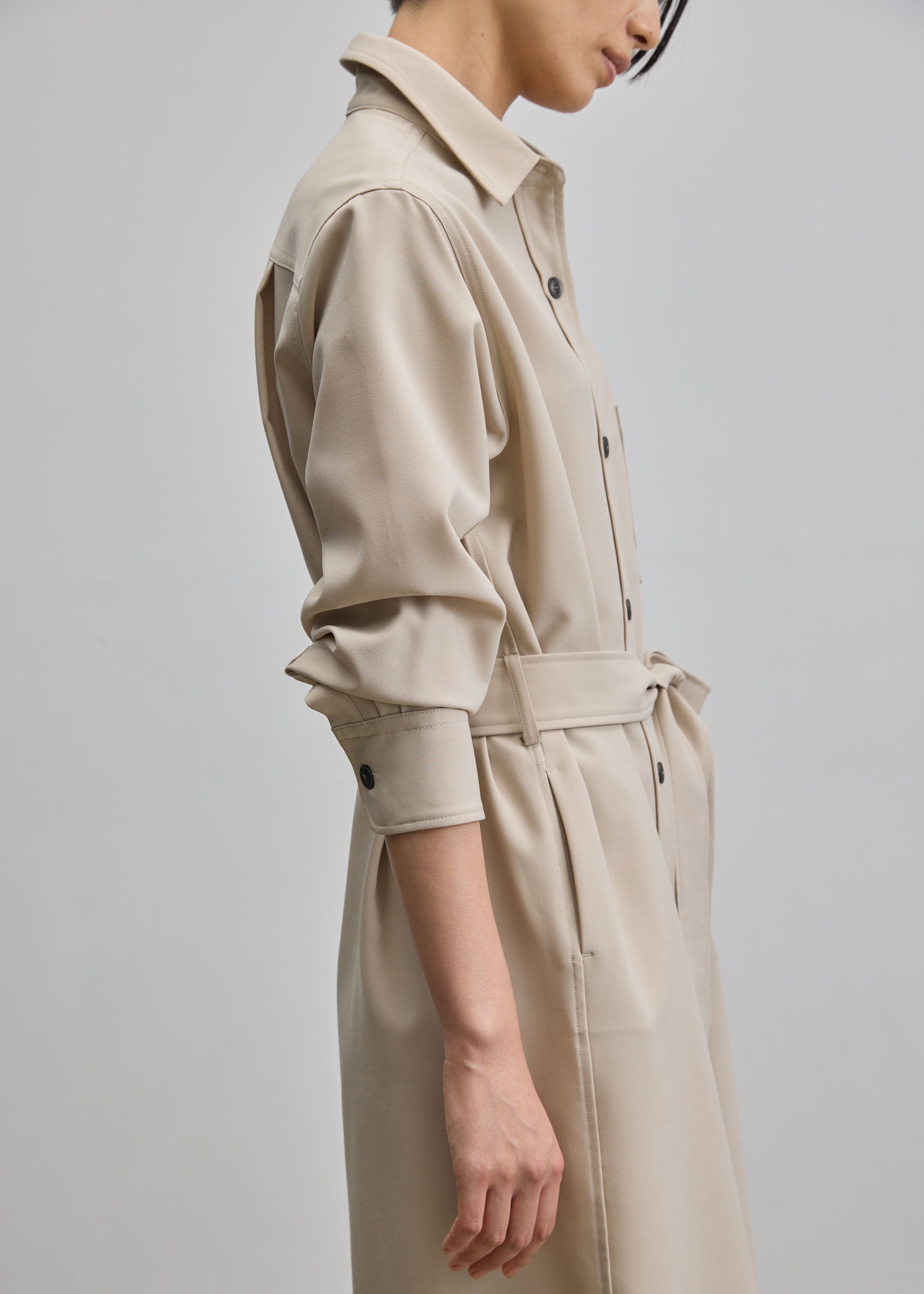 ソフトオックスシャツワンピース - SOÉJU online store｜上質な大人の