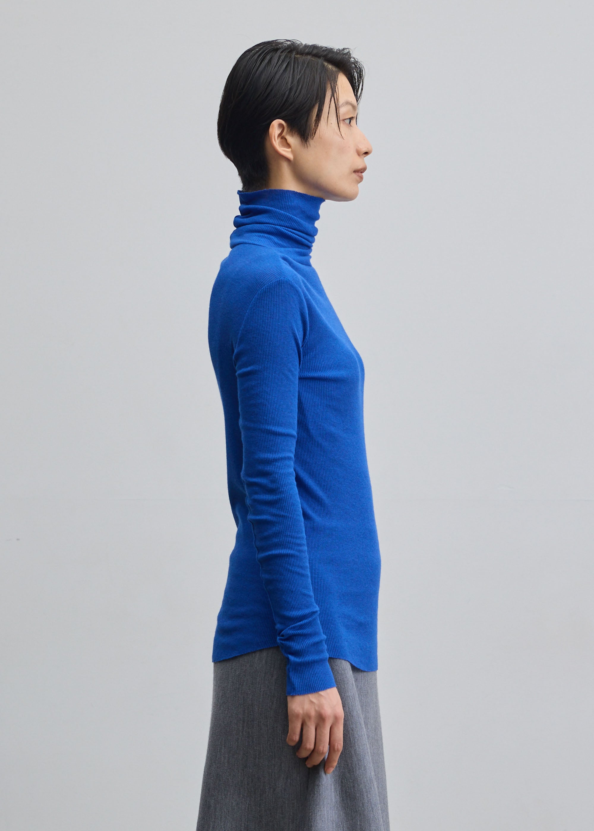 カシミヤ混タートルネックカットソー - SOÉJU online store｜上質な