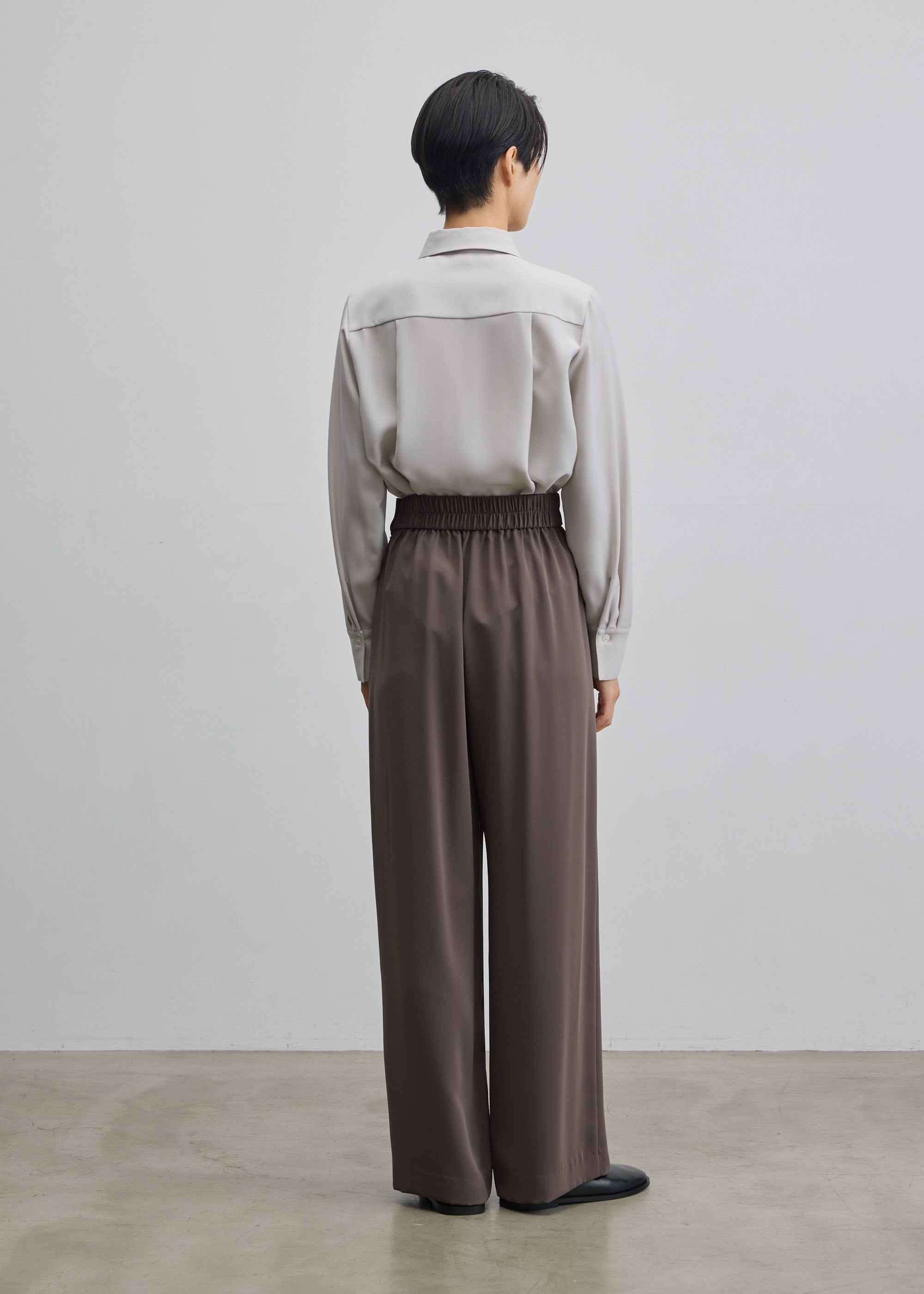 サイドタックワイドパンツ TALL丈 - SOÉJU online store｜上質な大人の