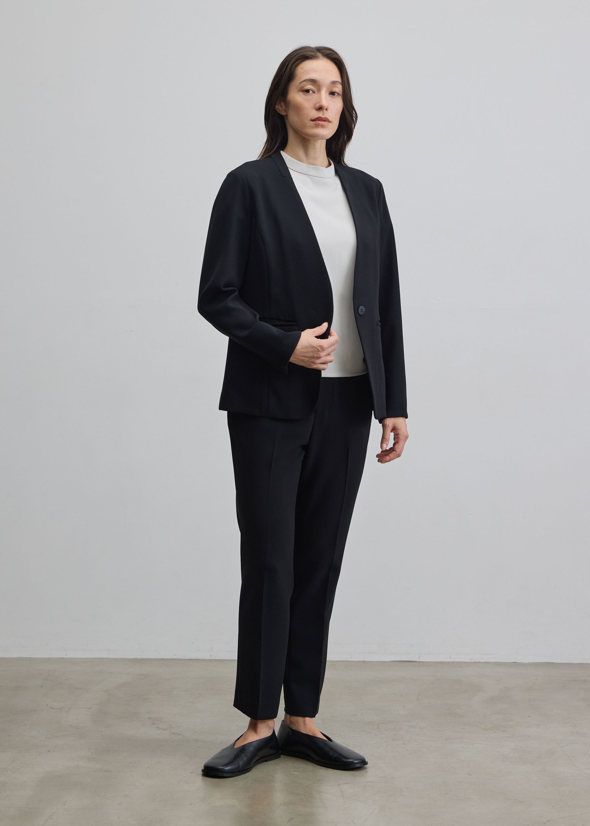 ノーカラージャケット - SOÉJU online store｜上質な大人の女性のため