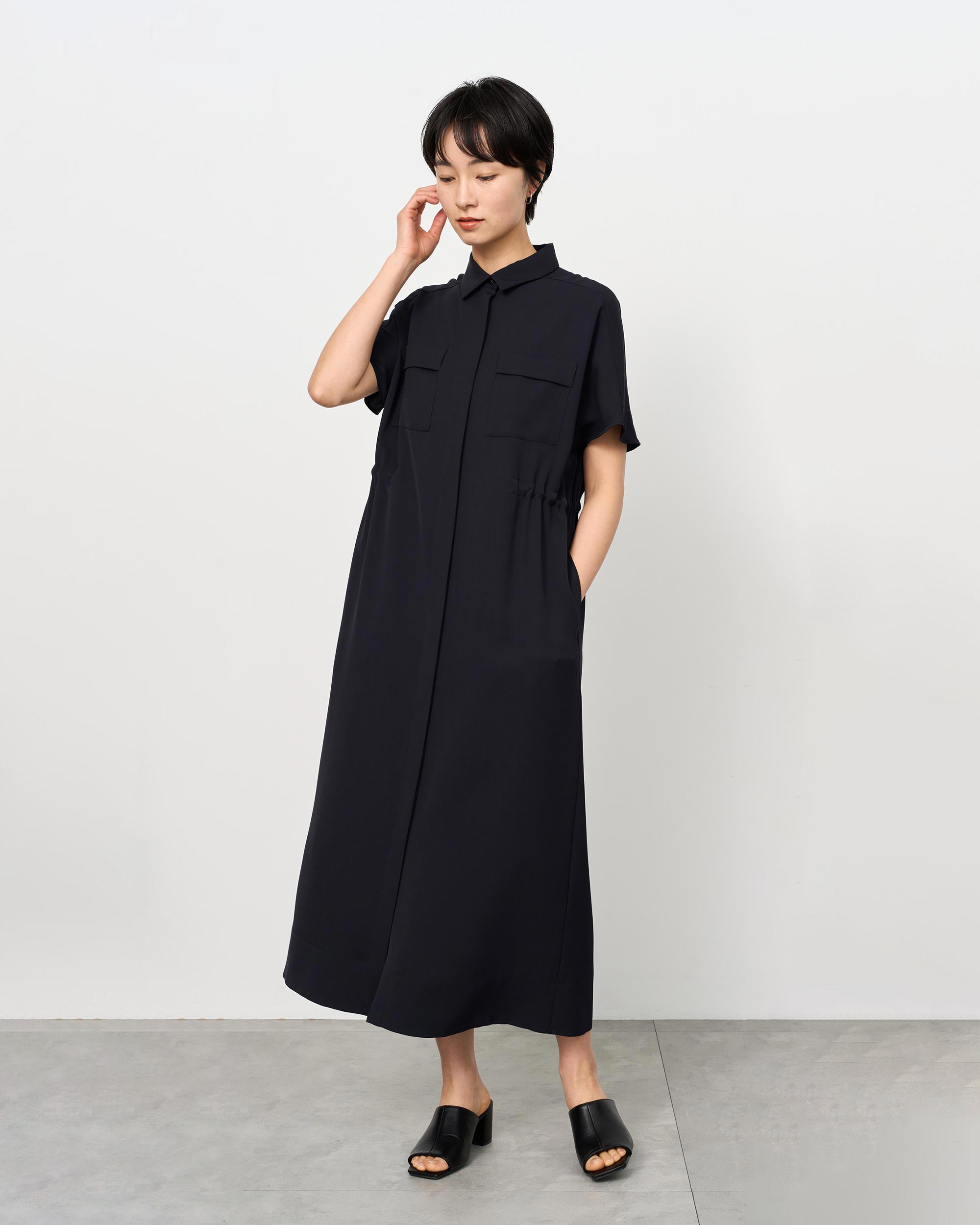 ロングシャツワンピース - SOÉJU online store｜上質な大人の女性の