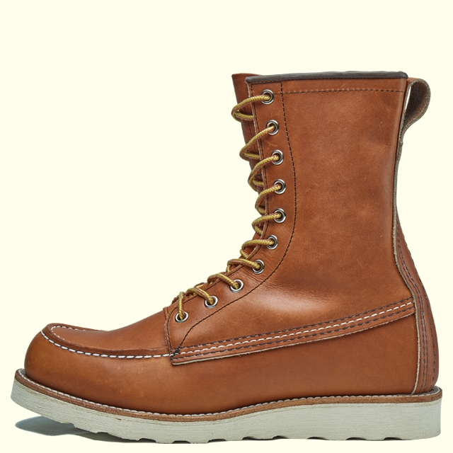 REDWING】 8' CLASSIC MOC 877(D)(6H(24.5cm) ORO LEGACY): Red Wing