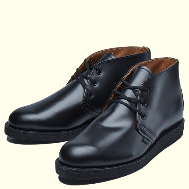 REDWING POSTMAN CHUKKA 9196(D)(8H(26.5cm) BLACK CHAPARRAL): Red