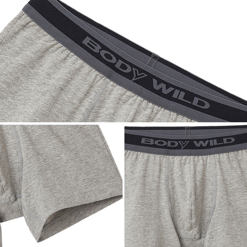 ボクサーパンツ 3枚セット メンズ 下着 前とじ bodywild ボディ