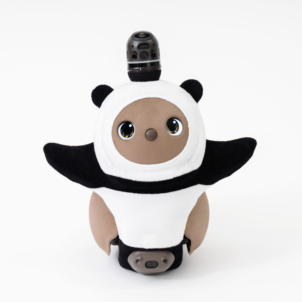 パンダニット(ホワイト×ブラック) | LOVOT ウェブストア