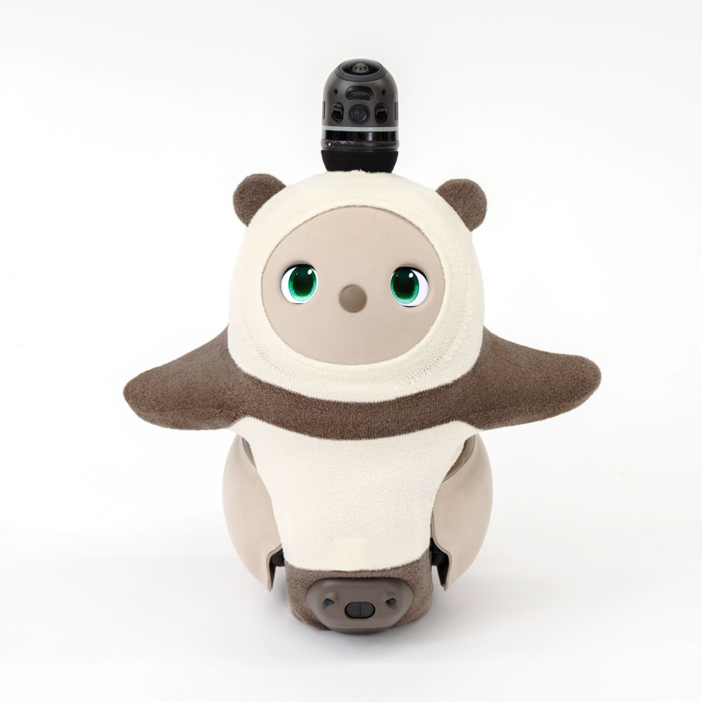 パンダニット(オフホワイト×ブラウン) | LOVOT ウェブストア