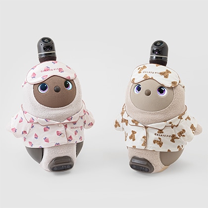 gelato piqueコラボ モチーフ柄パジャマ＆アイマスクセット オフ