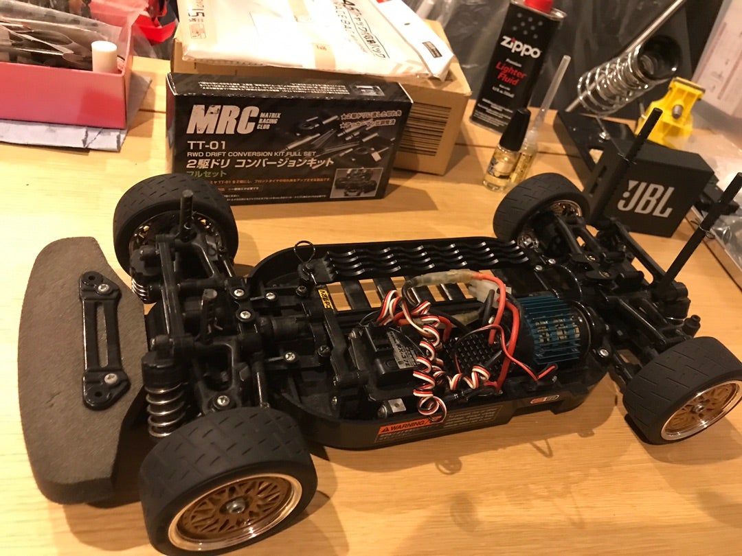 TT-01 MRC 2駆ドリ コンバージョンキット！ | ドリラジ日記(ケツカキ上