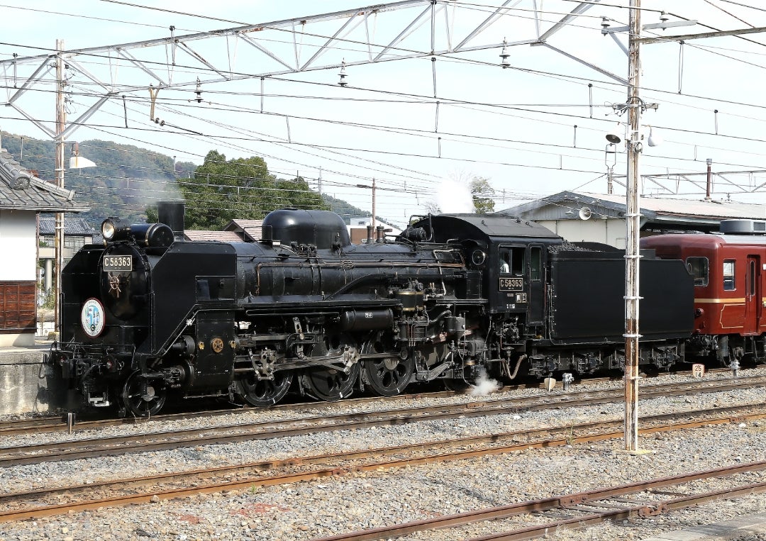 パレオエクスプレスのC58と12系客車(2022年11月) | 新だいらステーション