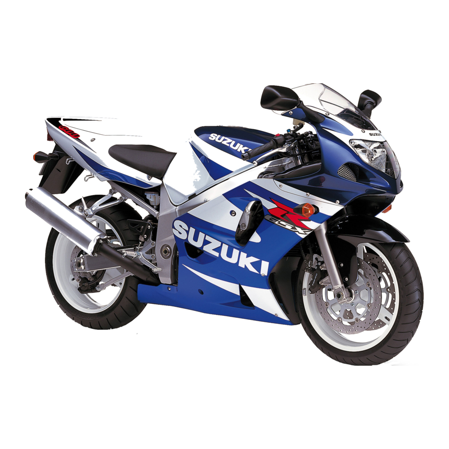 SUZUKI GSX-R600 SERVICE MANUAL Pdf Download | ManualsLib
