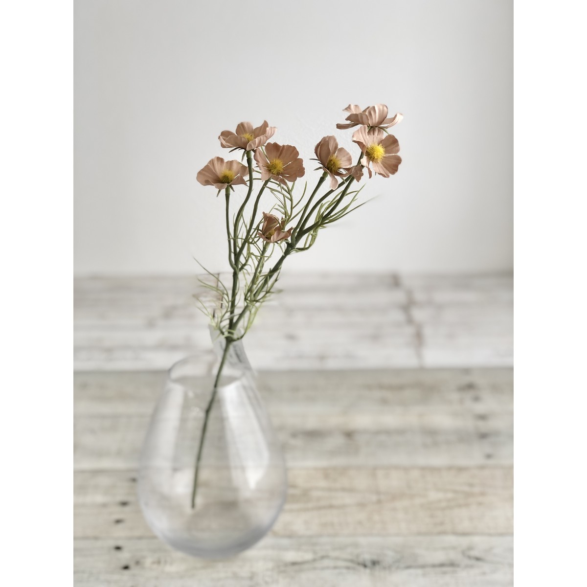 アウトレット◎即日☆【造花】アスカ/コスモス×7 ダスティベージュ/A