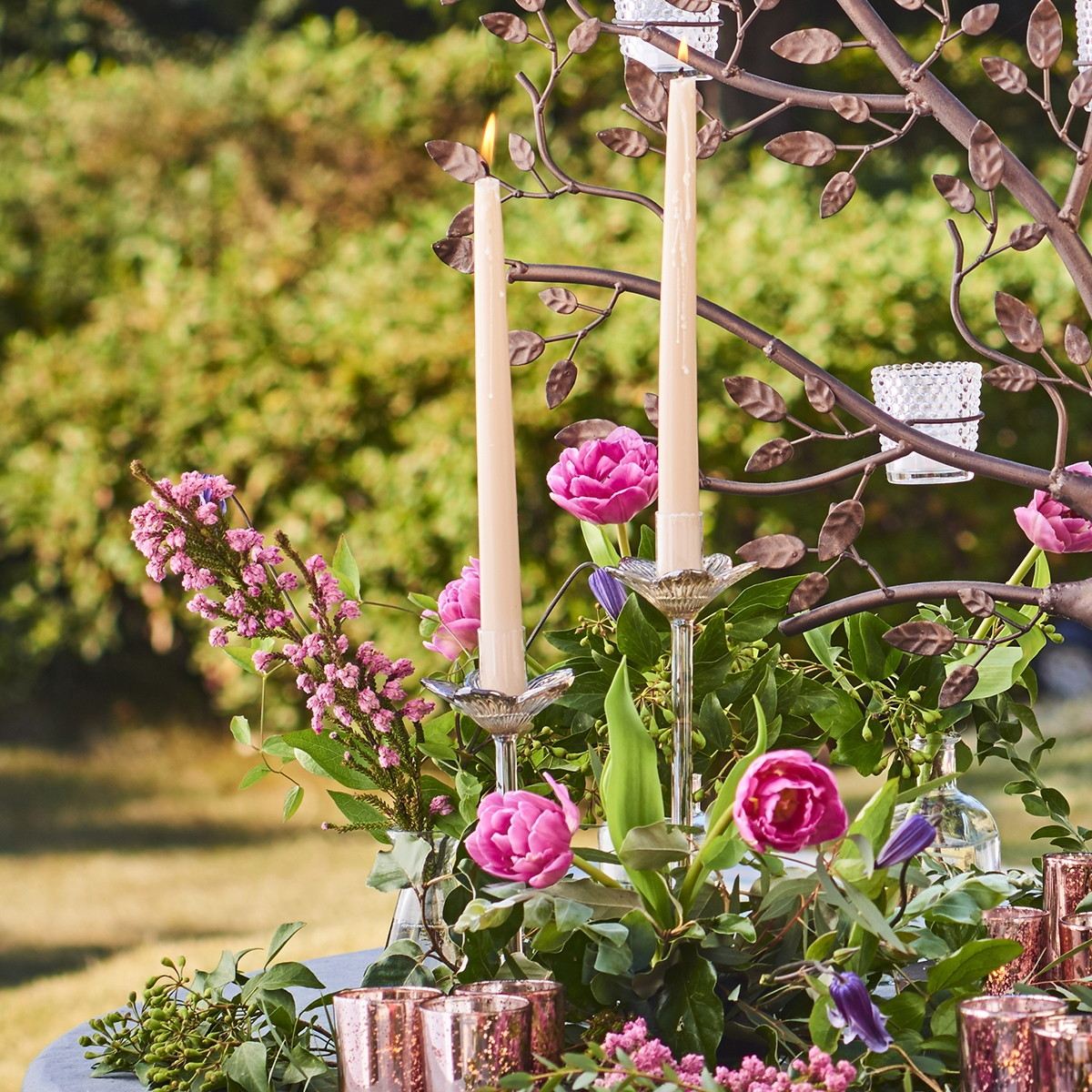 カメヤマ/ベルフラワーキャンドルホルダーS シルバー/SJ609-00-10SI